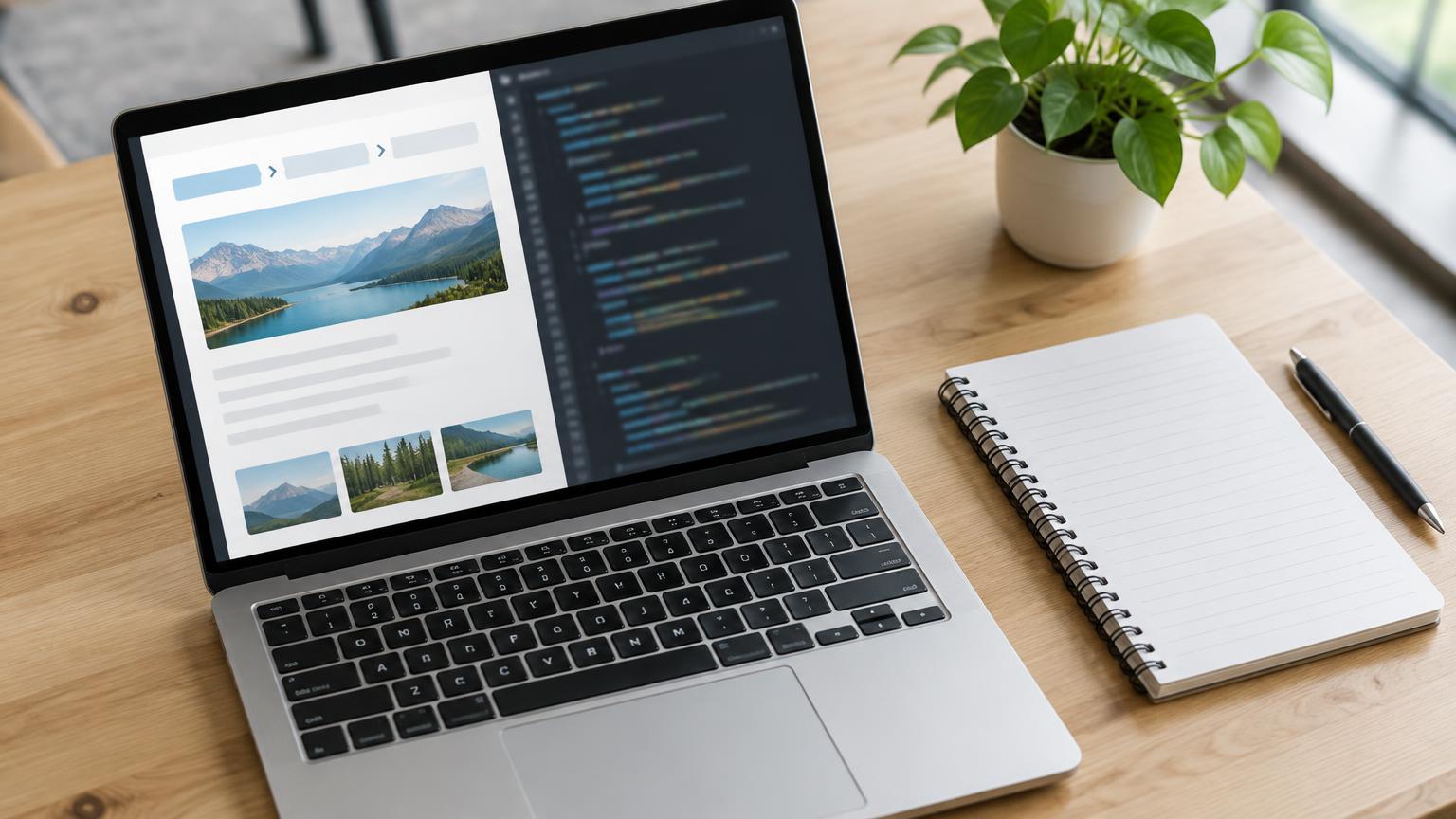 Weboldal morzsamenü navigációja és strukturált adat kódrészlet a képernyőn