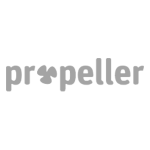 Propeller logo - Flybuilt megjelenés